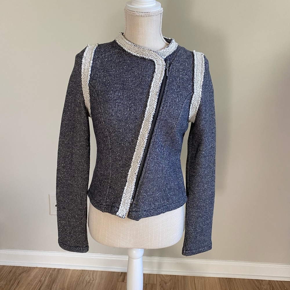 Moto Jacket Navy Uniform